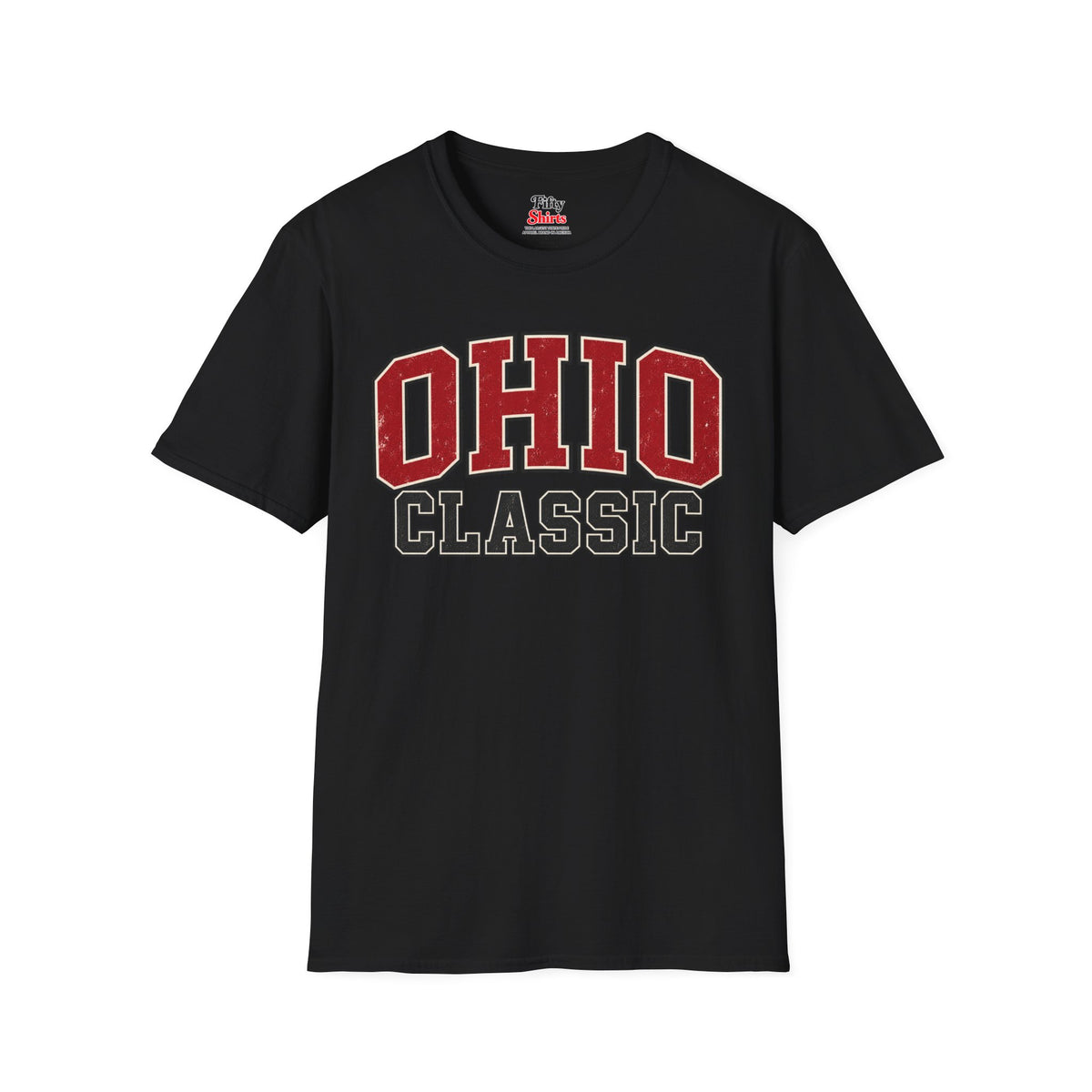 Ohio Classic Unisex Softstyle T Shirt State Name Graphic Tee