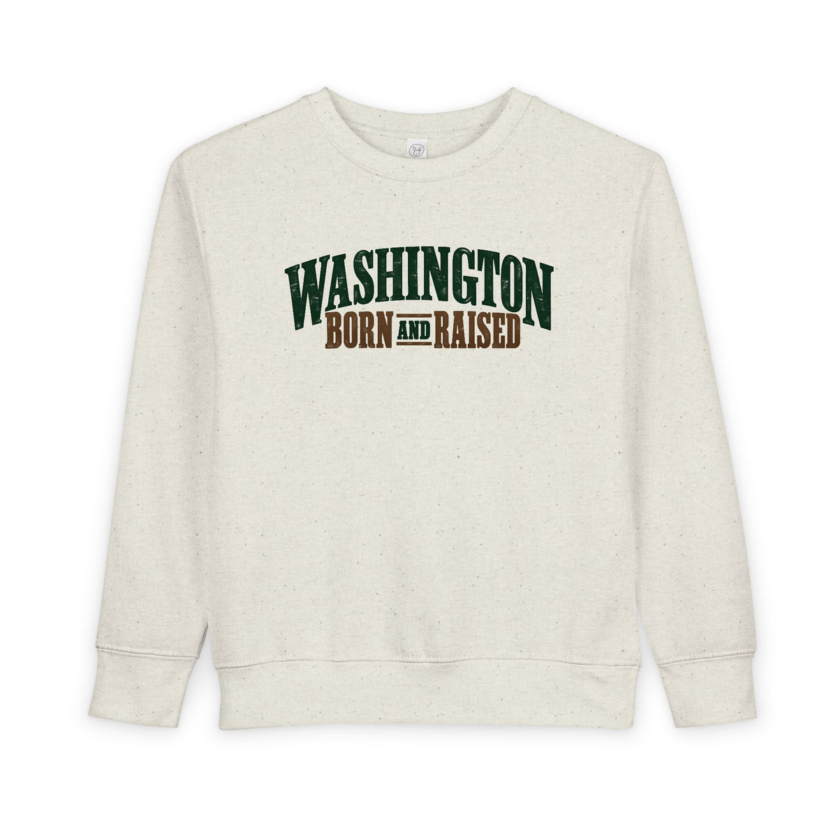 Washington Born and Raised Classic Americana Unisex Toddler Sweatshirt