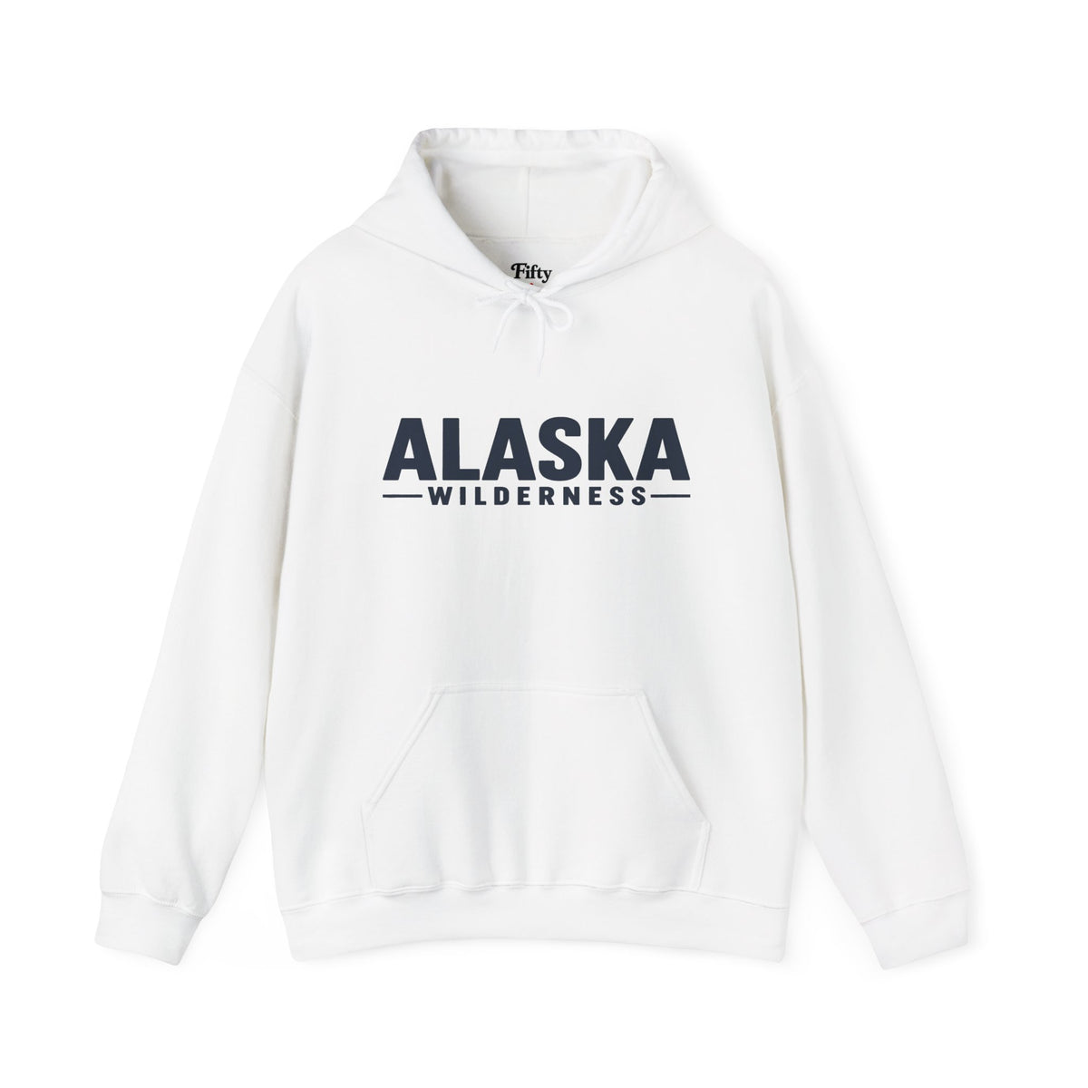 Alaska Wilderness Unisex Hoodie State Name Graphic