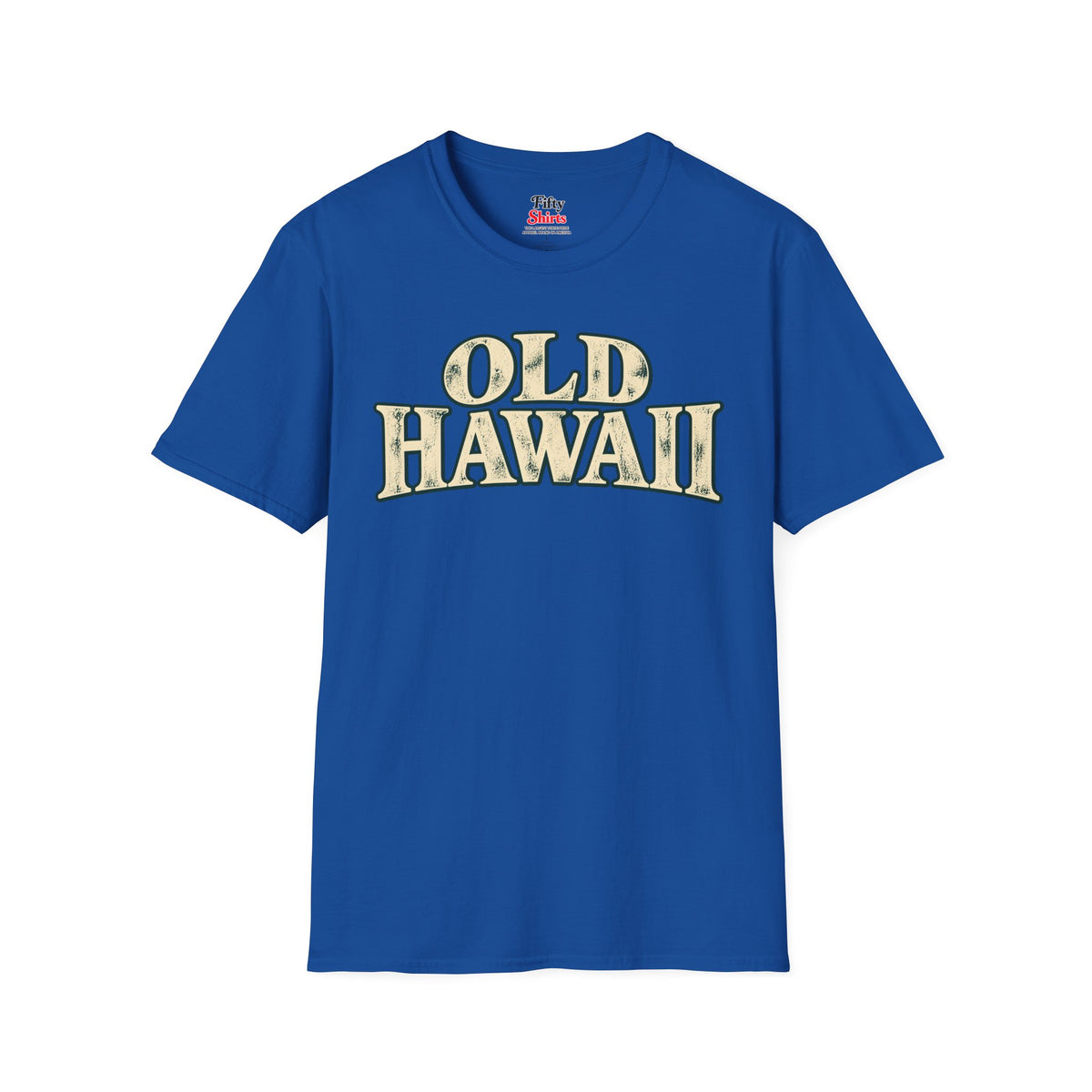 Old Hawaii Unisex Softstyle T Shirt State Name Graphic Tee