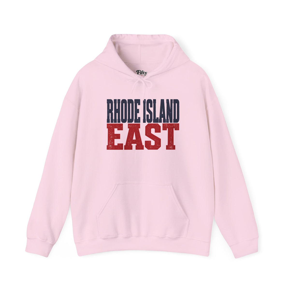 Rhode Island East Unisex Hoodie State Name Graphic