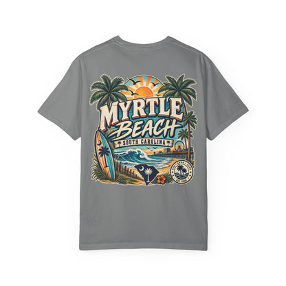 Myrtle Beach South Carolina Unisex Comfort Color 1717 Streetwear Graphic Tee