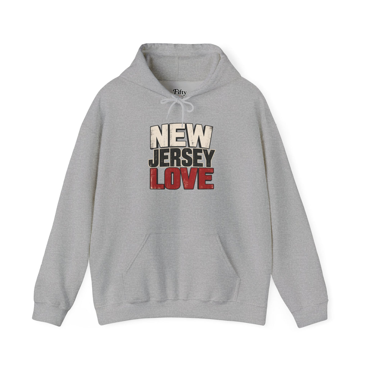 New Jersey Love Unisex Hoodie State Name Graphic