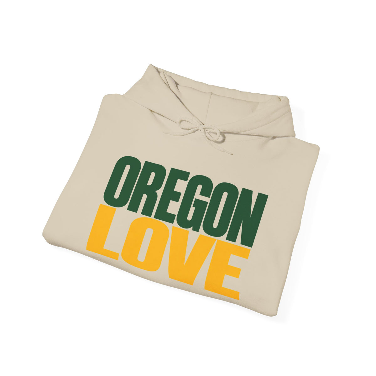 Oregon Love Unisex Hoodie State Name Graphic
