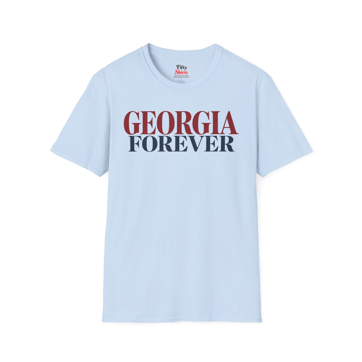 Georgia Forever Unisex Softstyle T Shirt State Name Graphic Tee