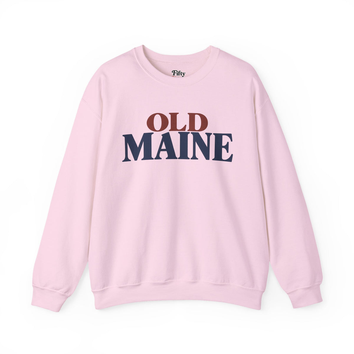 Old Maine Unisex Crewneck Sweatshirt State Name Graphic