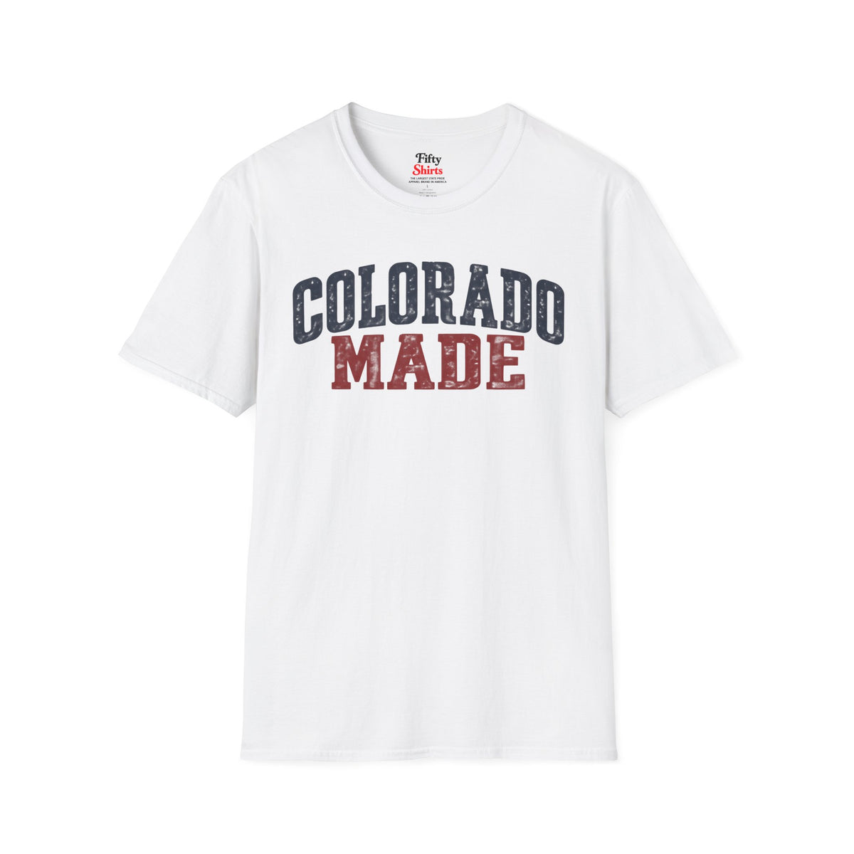 Colorado Made Unisex Softstyle T Shirt State Name Graphic Tee