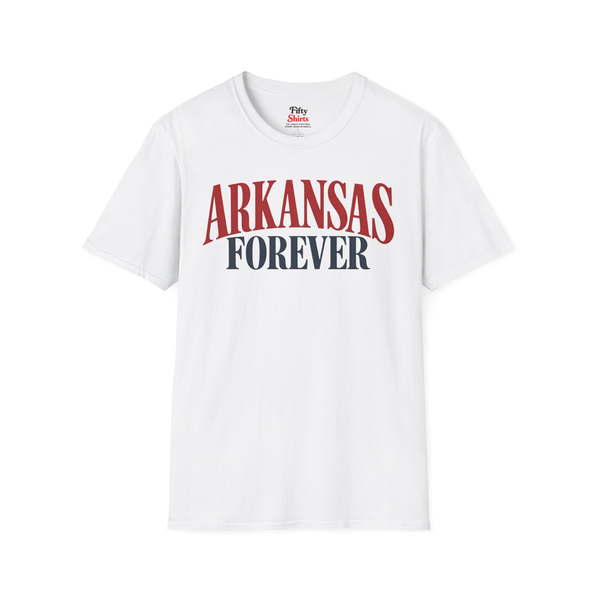 Arkansas Forever Unisex Softstyle T Shirt State Name Graphic Tee