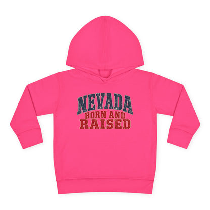 Nevada Born and Raised Desert Heritage Unisex Toddler Pullover Fleece Hoodie