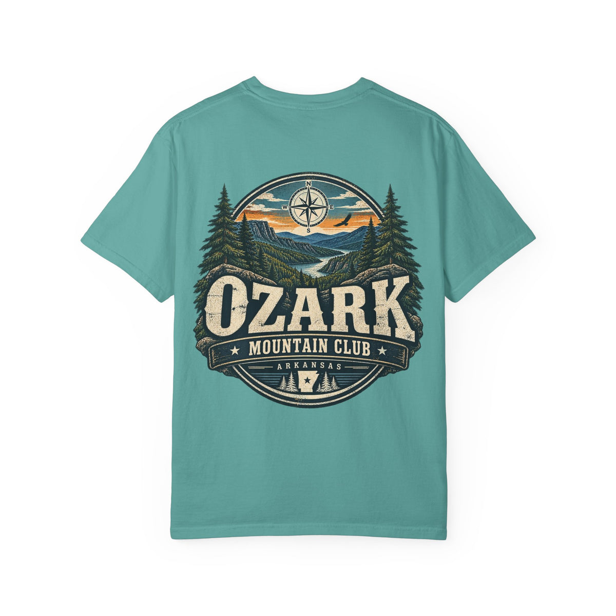 Arkansas Ozark Mountain Club Unisex Comfort Color 1717 Streetwear Graphic Tee