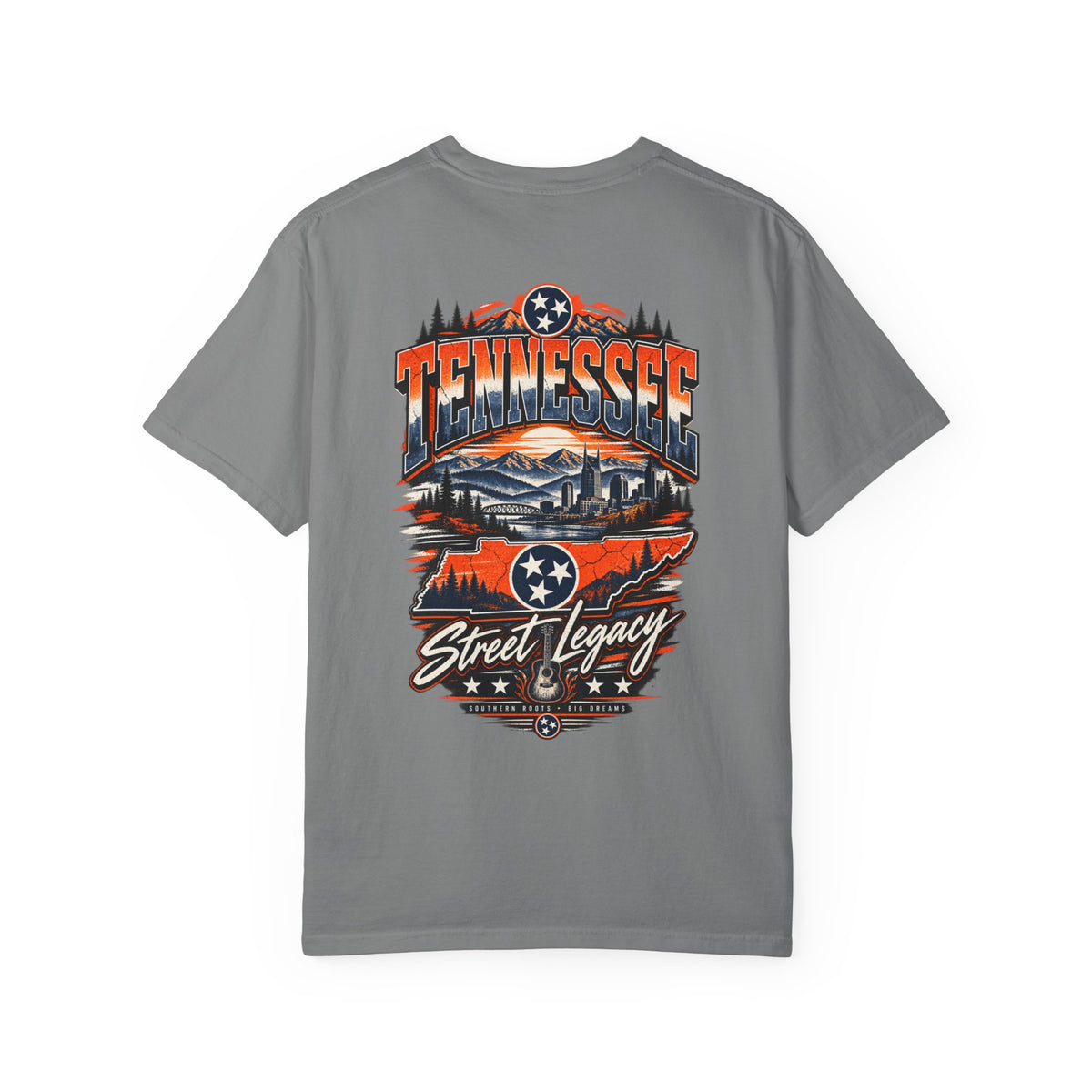 Tennessee Street Legacy Unisex Comfort Color 1717 Streetwear Graphic Tee