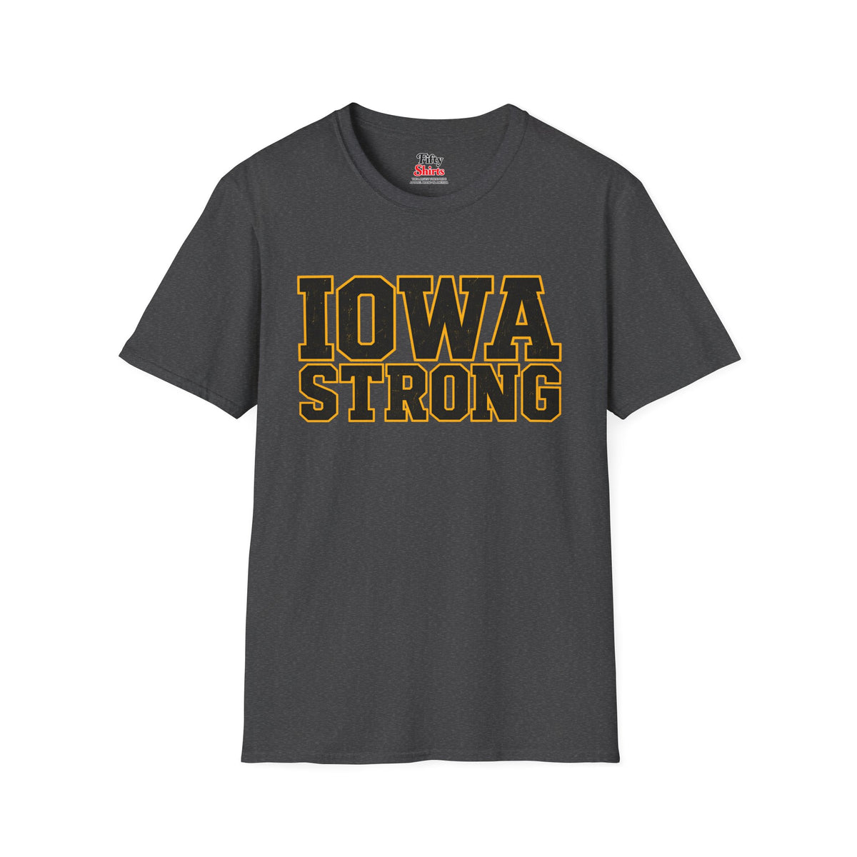 Iowa Strong Unisex Softstyle T Shirt State Name Graphic Tee
