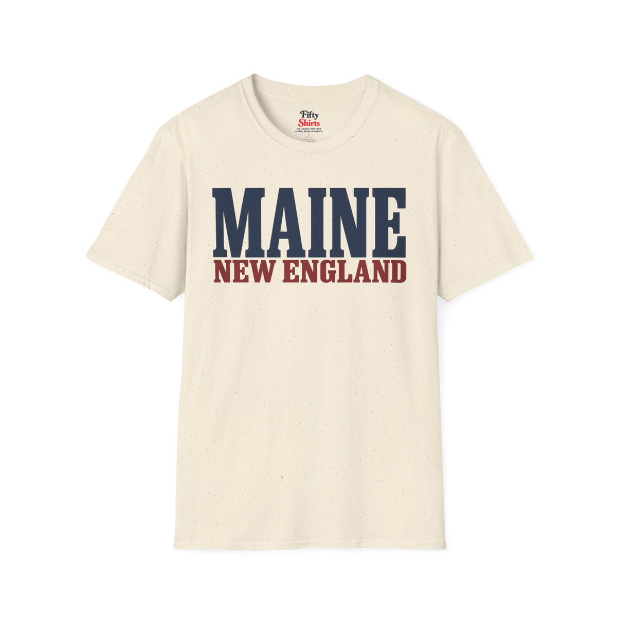 Maine New England Unisex Softstyle T Shirt State Name Graphic Tee