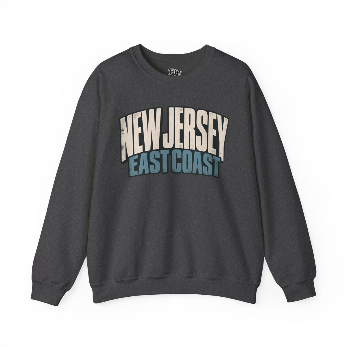 New Jersey East Coast Unisex Crewneck Sweatshirt State Name Graphic