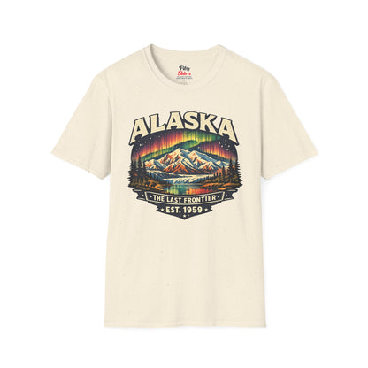 Alaska Northern Lights Unisex Softstyle T Shirt State Pride Graphic Tee Collections FS03