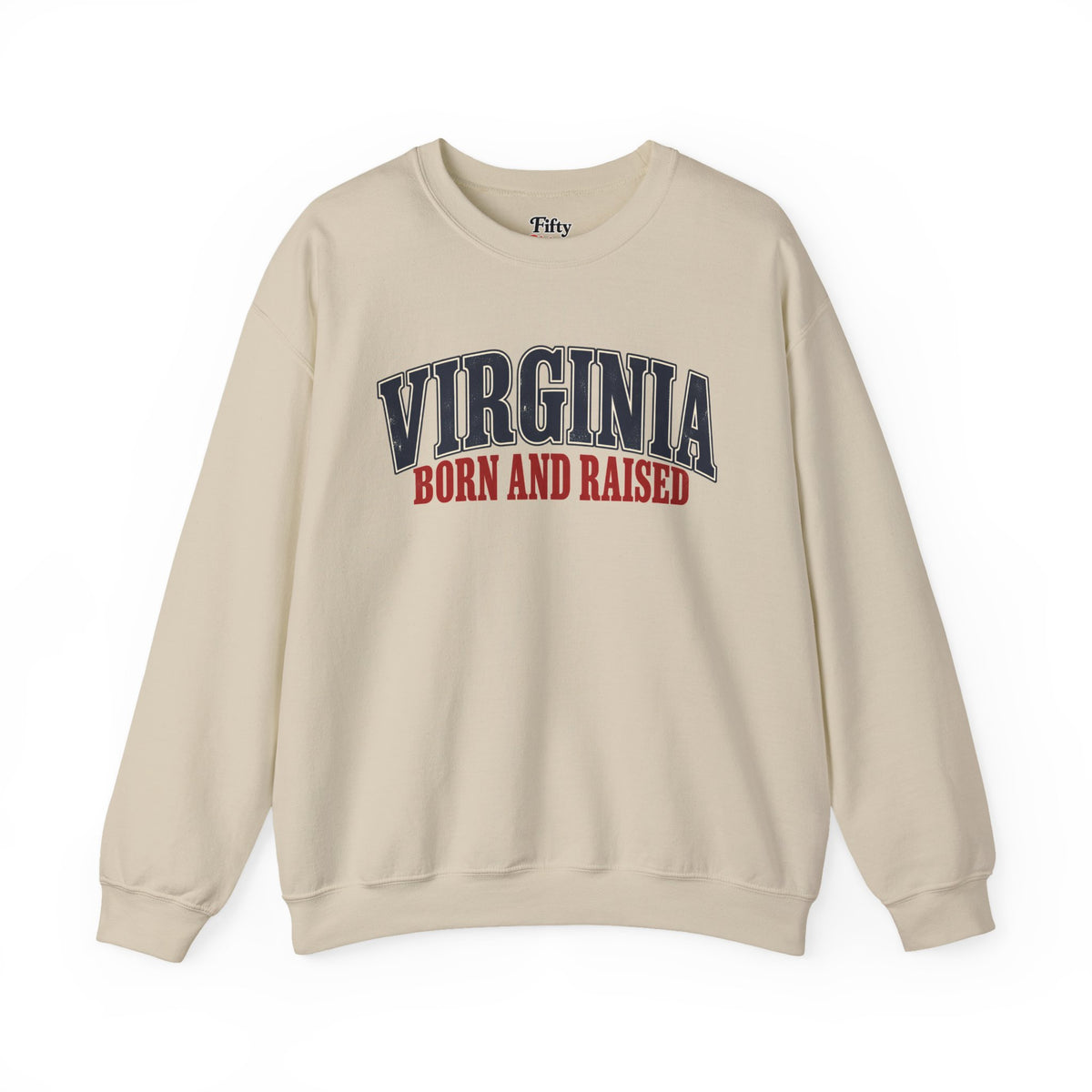 Virginia Born and Raised Southern Heritage Unisex Sweatshirt Graphic