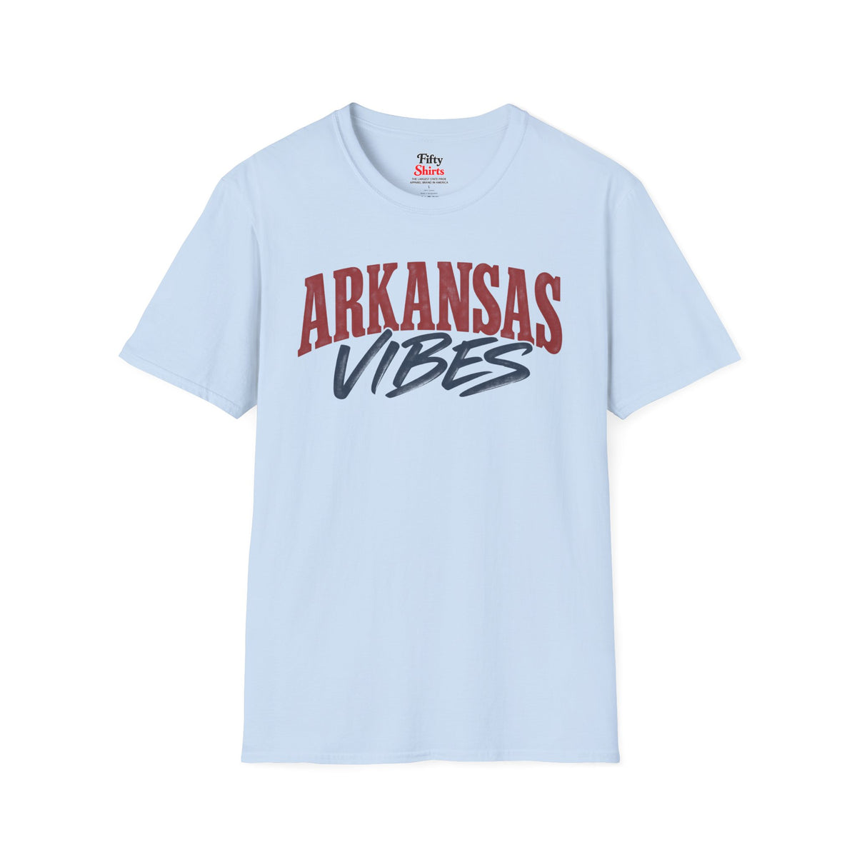 Arkansas Vibes Unisex Softstyle T Shirt State Name Graphic Tee