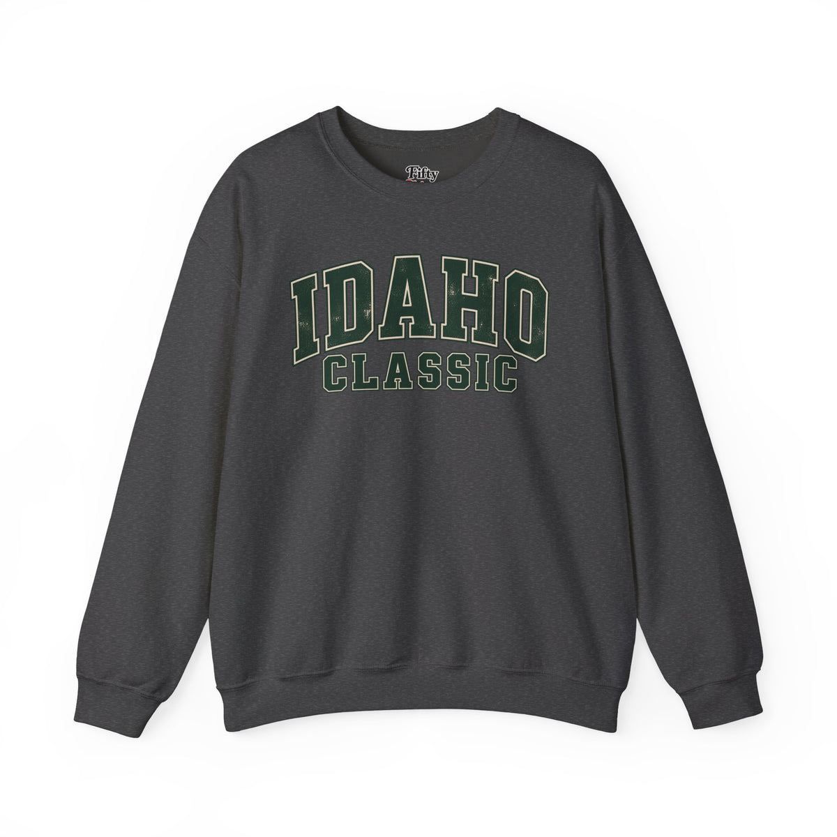 Idaho Classic Unisex Crewneck Sweatshirt State Name Graphic