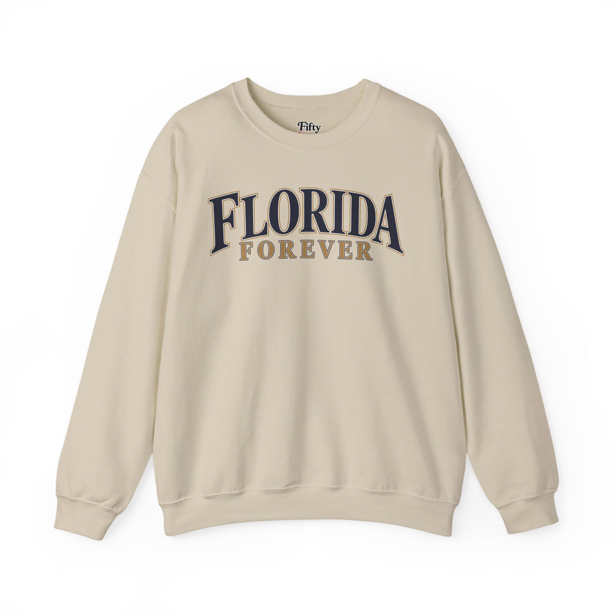 Florida Forever Unisex Crewneck Sweatshirt State Name Graphic