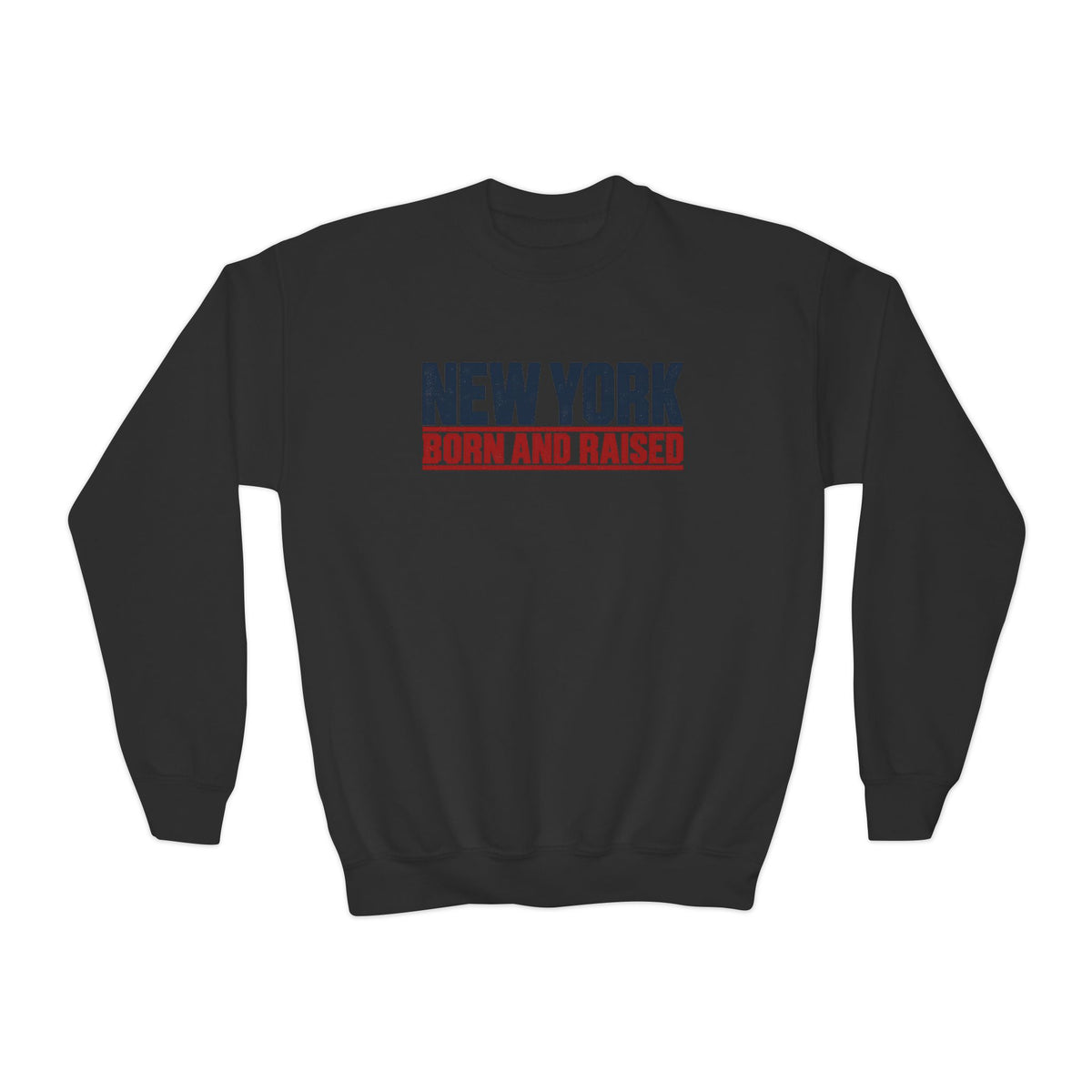 New York Born and Raised Workwear Unisex Crewneck Sweatshirt Graphic