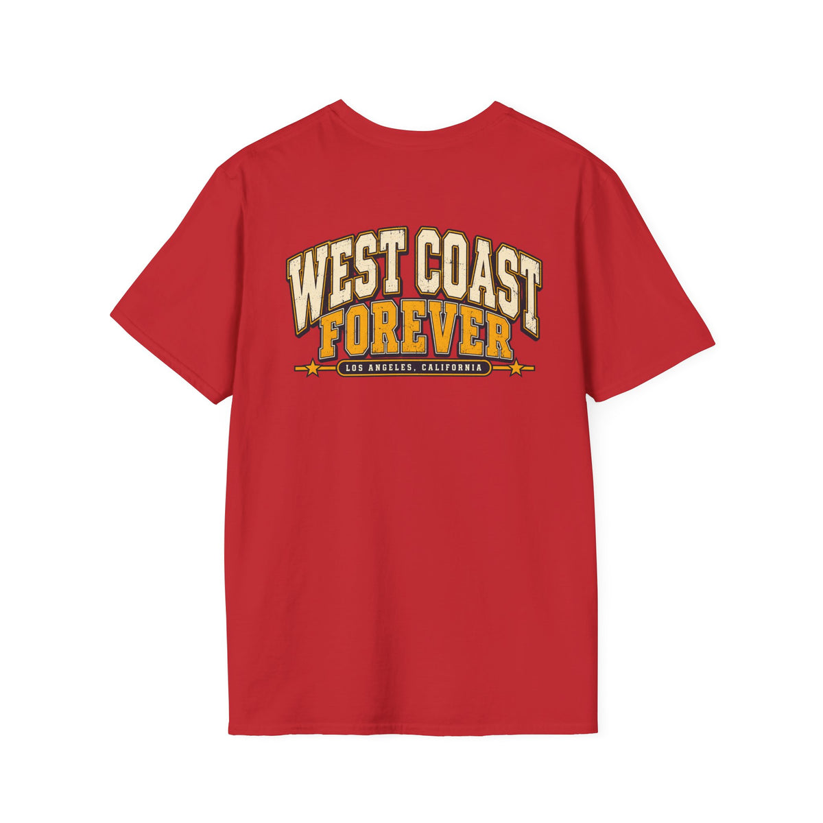 West Coast Forever Los Angeles Unisex Softstyle Graphic Tee