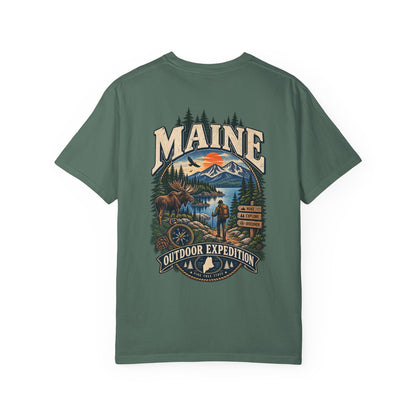Maine Outdoor Expedition Unisex Comfort Color 1717 Streetwear Graphic Tee