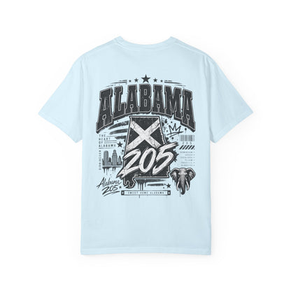 Alabama 205 Unisex Comfort Color 1717 Streetwear Graphic Tee