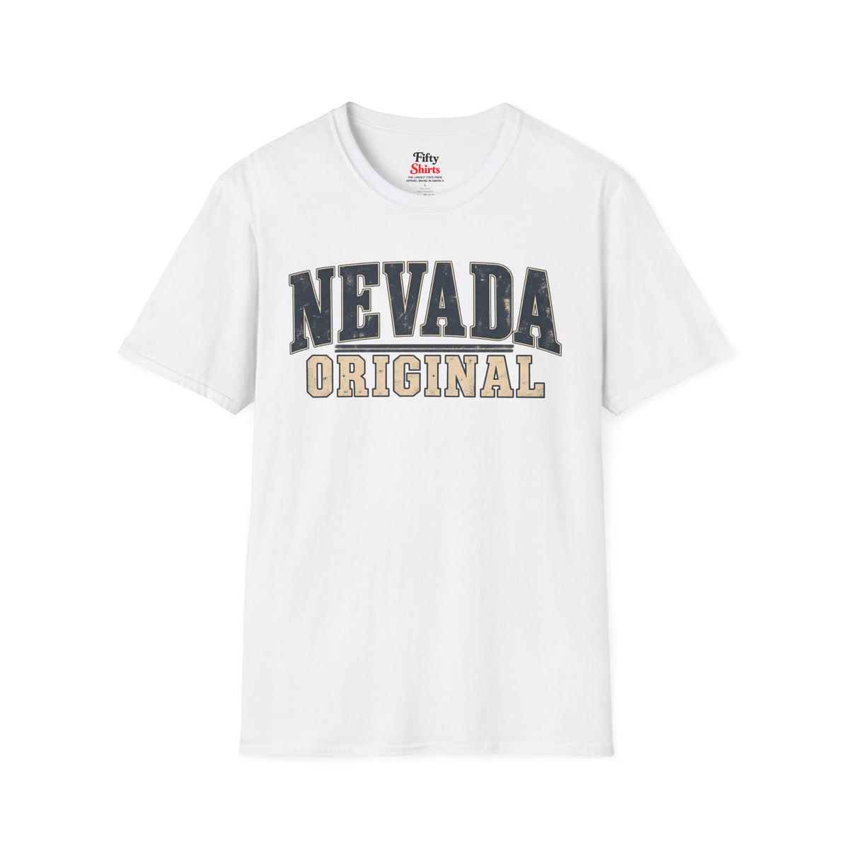 Nevada Original Unisex Softstyle T Shirt State Name Graphic Tee