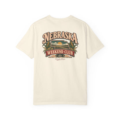 Nebraska Weekend Club Unisex Comfort Color 1717 Streetwear Graphic Tee