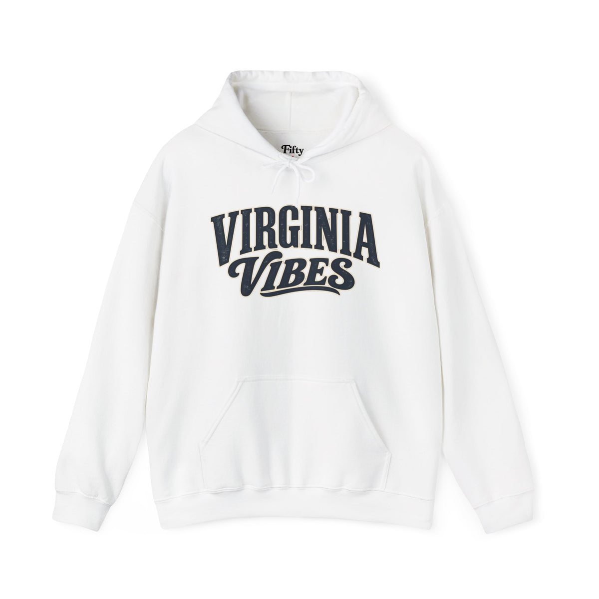 Virginia Vibes Unisex Hoodie State Name Graphic