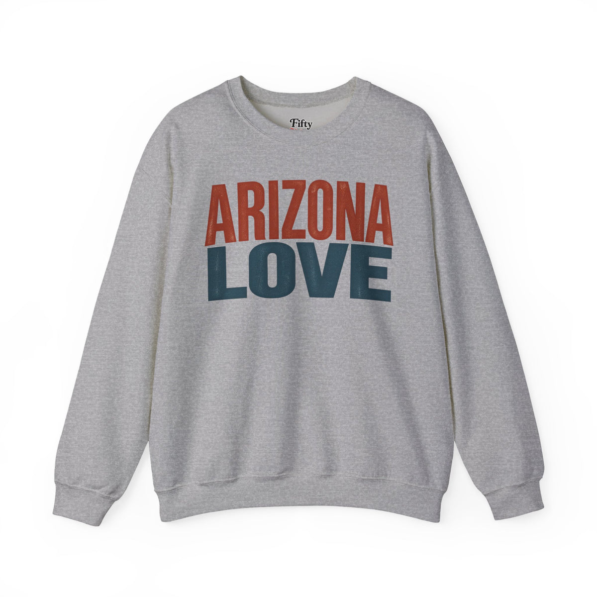 Arizona Love Unisex Crewneck Sweatshirt State Name Graphic