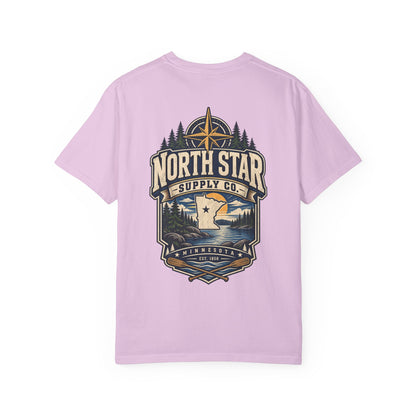 Minnesota North Star Supply Co. Unisex Comfort Color 1717 Streetwear Graphic Tee