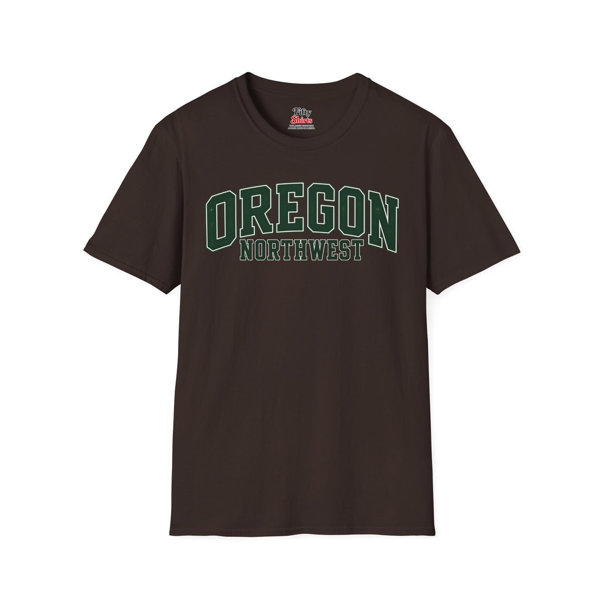 Oregon Northwest Unisex Softstyle T Shirt State Name Graphic Tee
