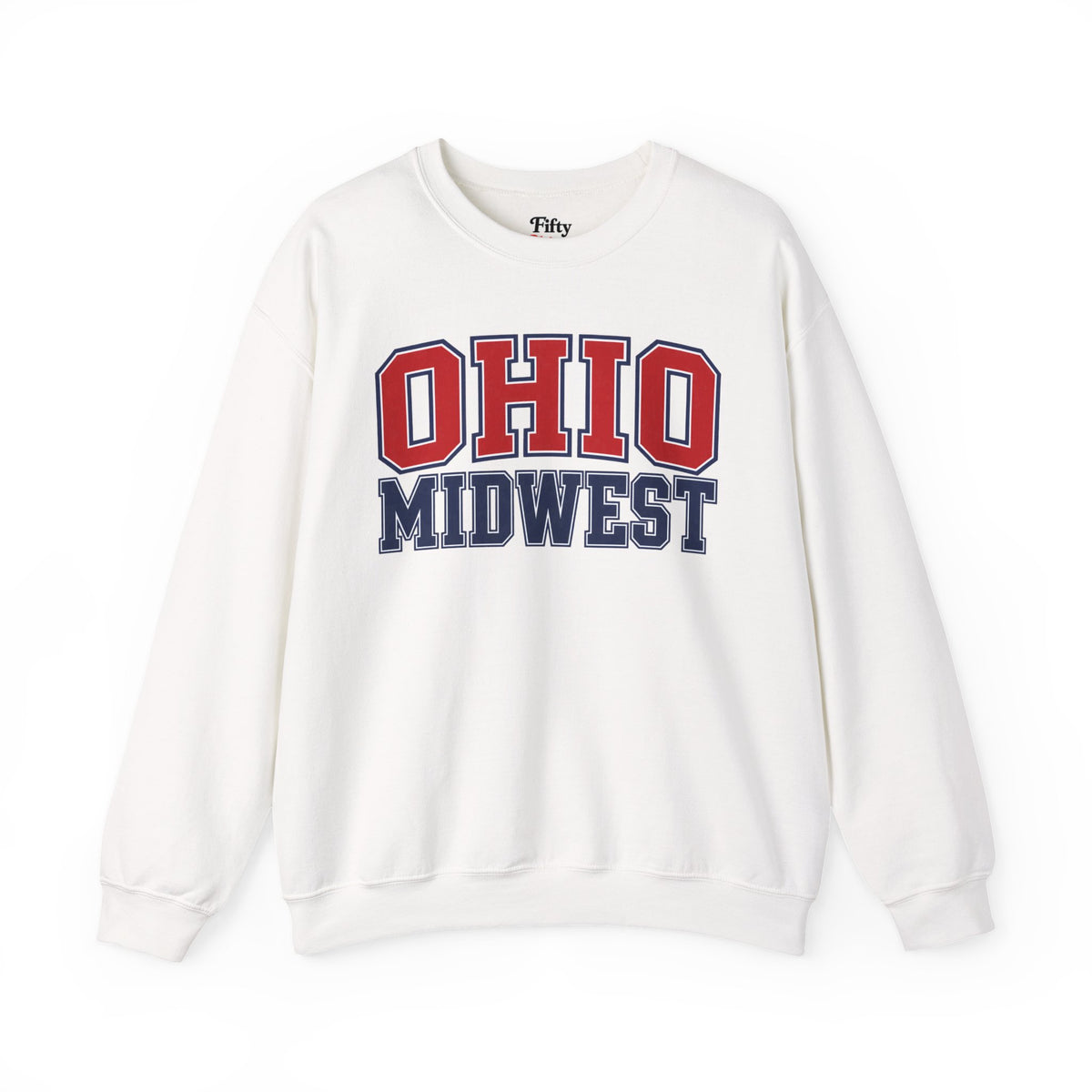 Ohio Midwest Unisex Crewneck Sweatshirt State Name Graphic