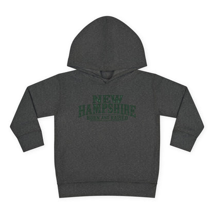 New Hampshire Born and Raised Rustic Outdoor Heritage Unisex Pullover Fleece Hoodie