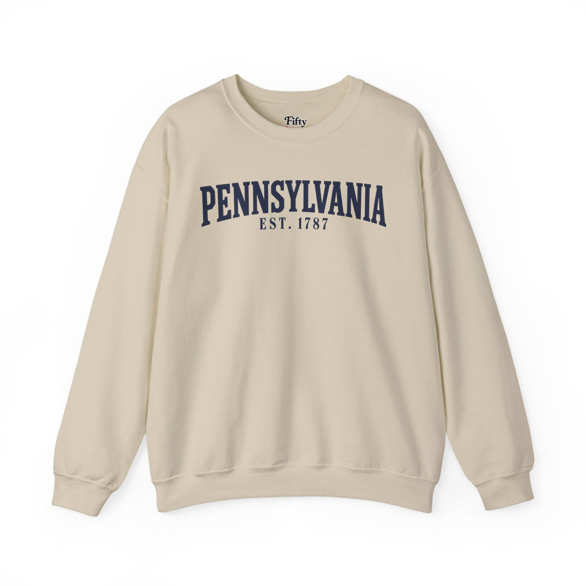 Pennsylvania EST 1787 Unisex Crewneck Sweatshirt State Name Graphic