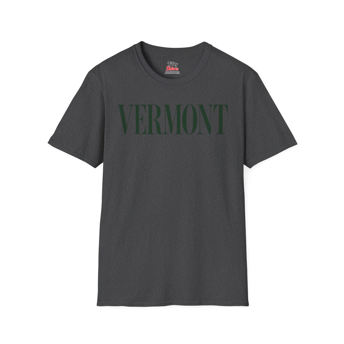 Vermont Unisex Softstyle T Shirt State Name Graphic Tee