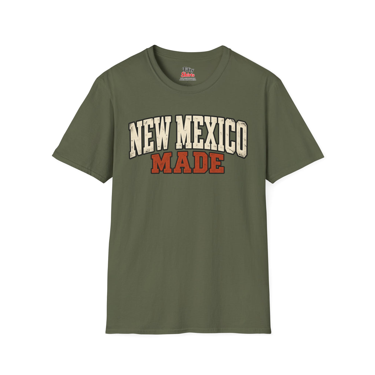 New Mexico Made Unisex Softstyle T Shirt State Name Graphic Tee