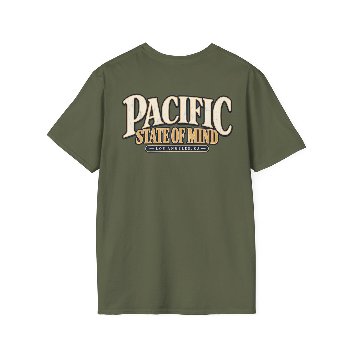 Pacific State Of Mind Los Angeles Unisex Softstyle Graphic Tee