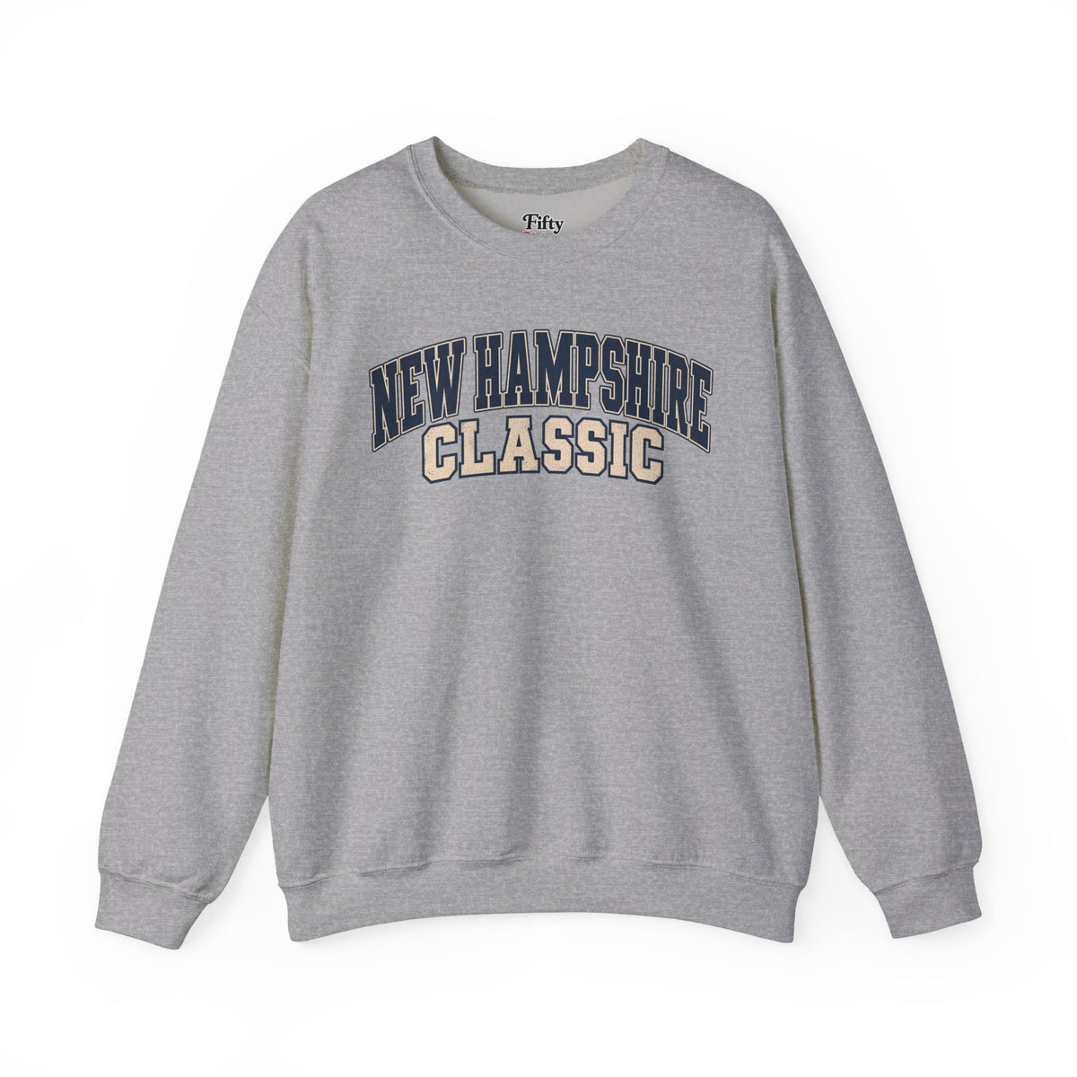 New Hampshire Classic Unisex Crewneck Sweatshirt State Name Graphic