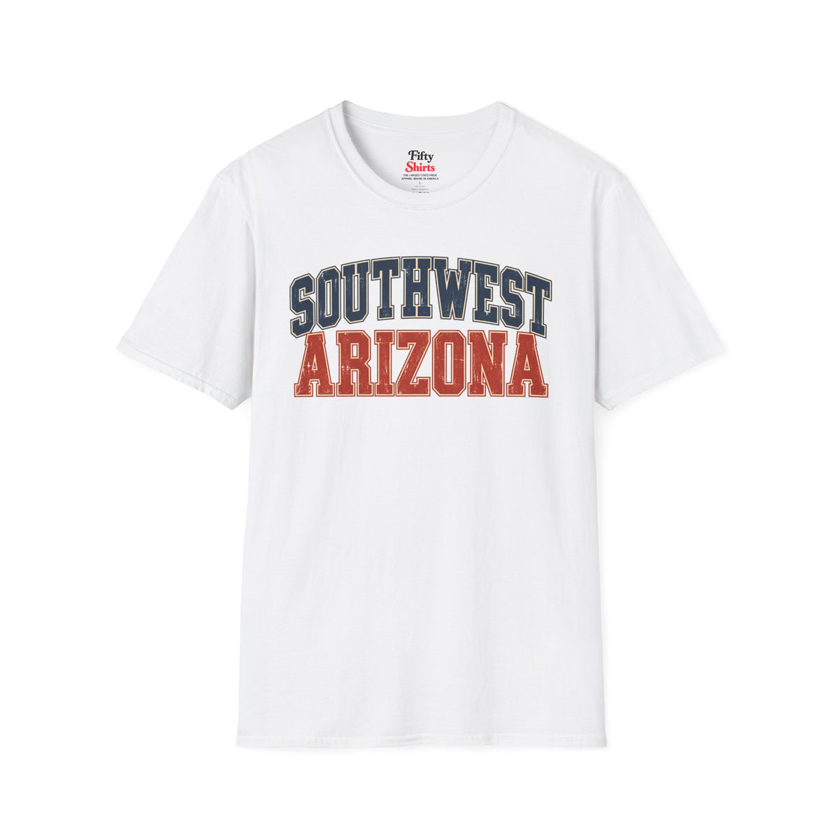 Southwest Arizona Unisex Softstyle T Shirt State Name Graphic Tee