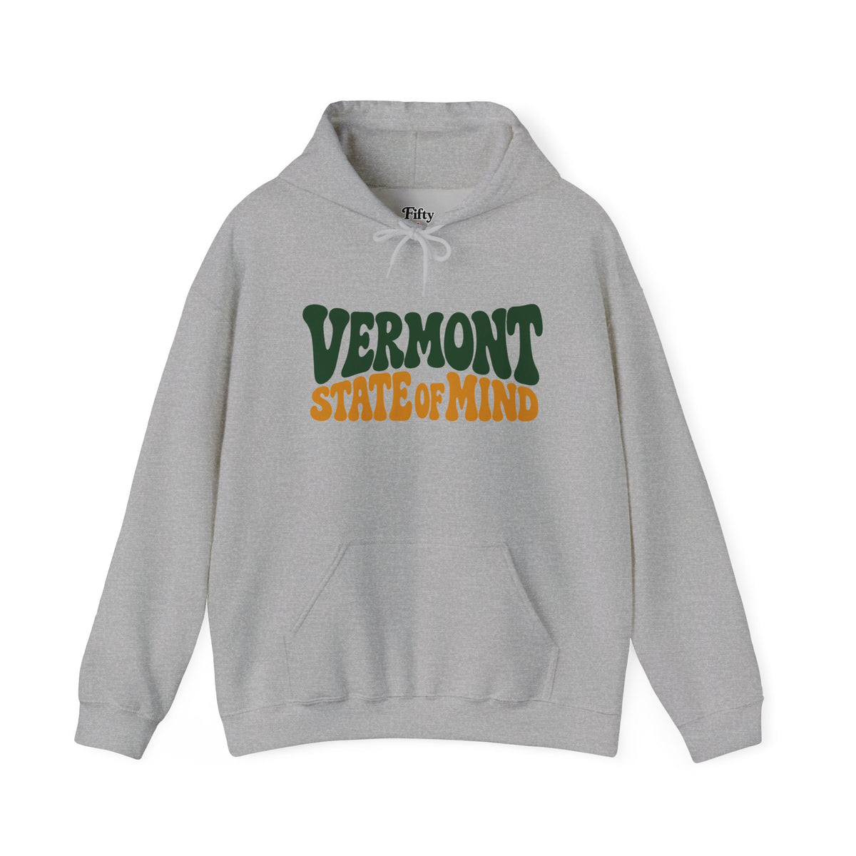 Vermont State Of Mind Unisex Hoodie State Name Graphic