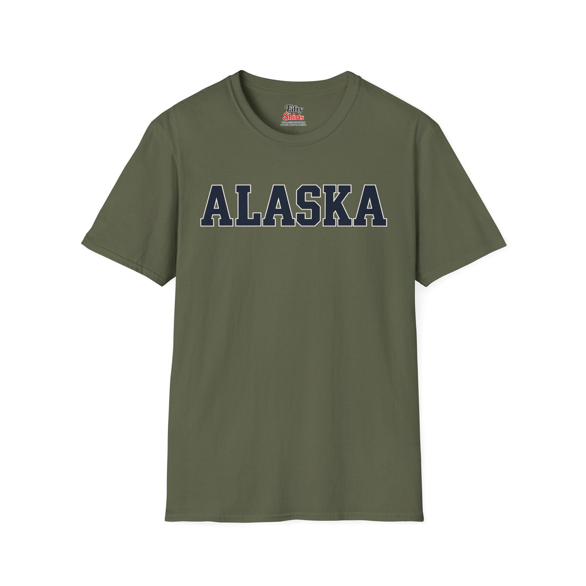 Alaska Unisex Softstyle T Shirt State Name Graphic Tee