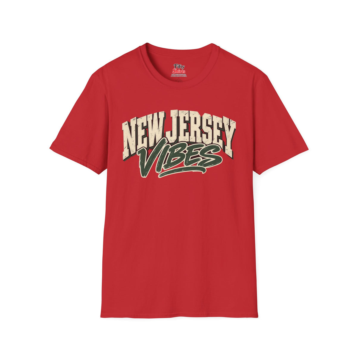 New Jersey Vibes Unisex Softstyle T Shirt State Name Graphic Tee
