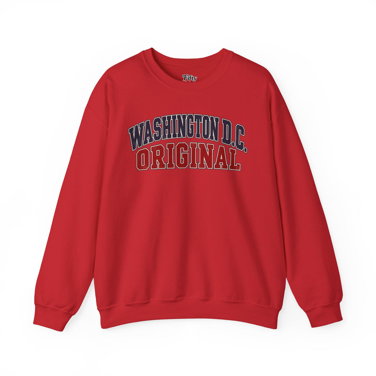 Washington DC Original Unisex Crewneck Sweatshirt State Name Graphic