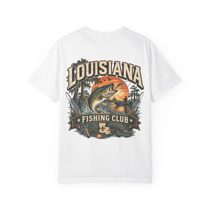 Louisiana Fishing Club Unisex Comfort Color 1717 Streetwear Graphic Tee