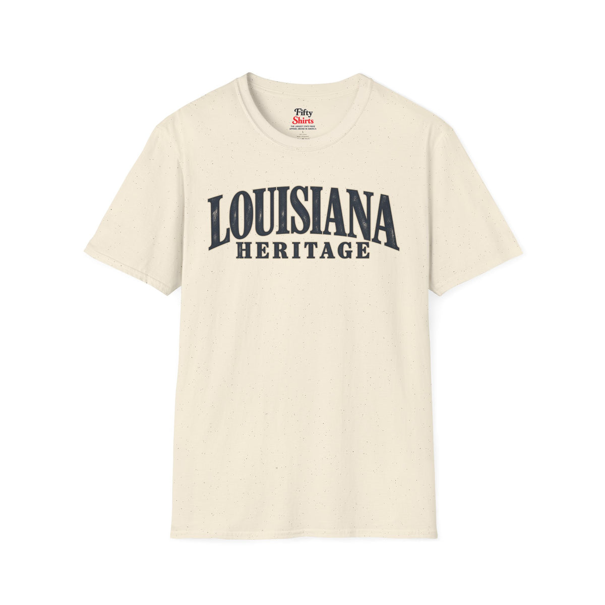 Louisiana Heritage Unisex Softstyle T Shirt State Name Graphic Tee