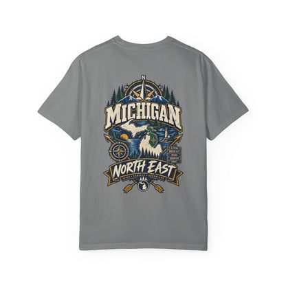Michigan North East Unisex Comfort Color 1717 Streetwear Graphic Tee