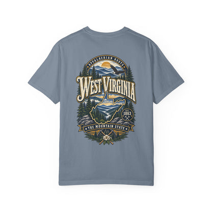 West Virginia Appalachian Roots Unisex Comfort Color 1717 Streetwear Graphic Tee