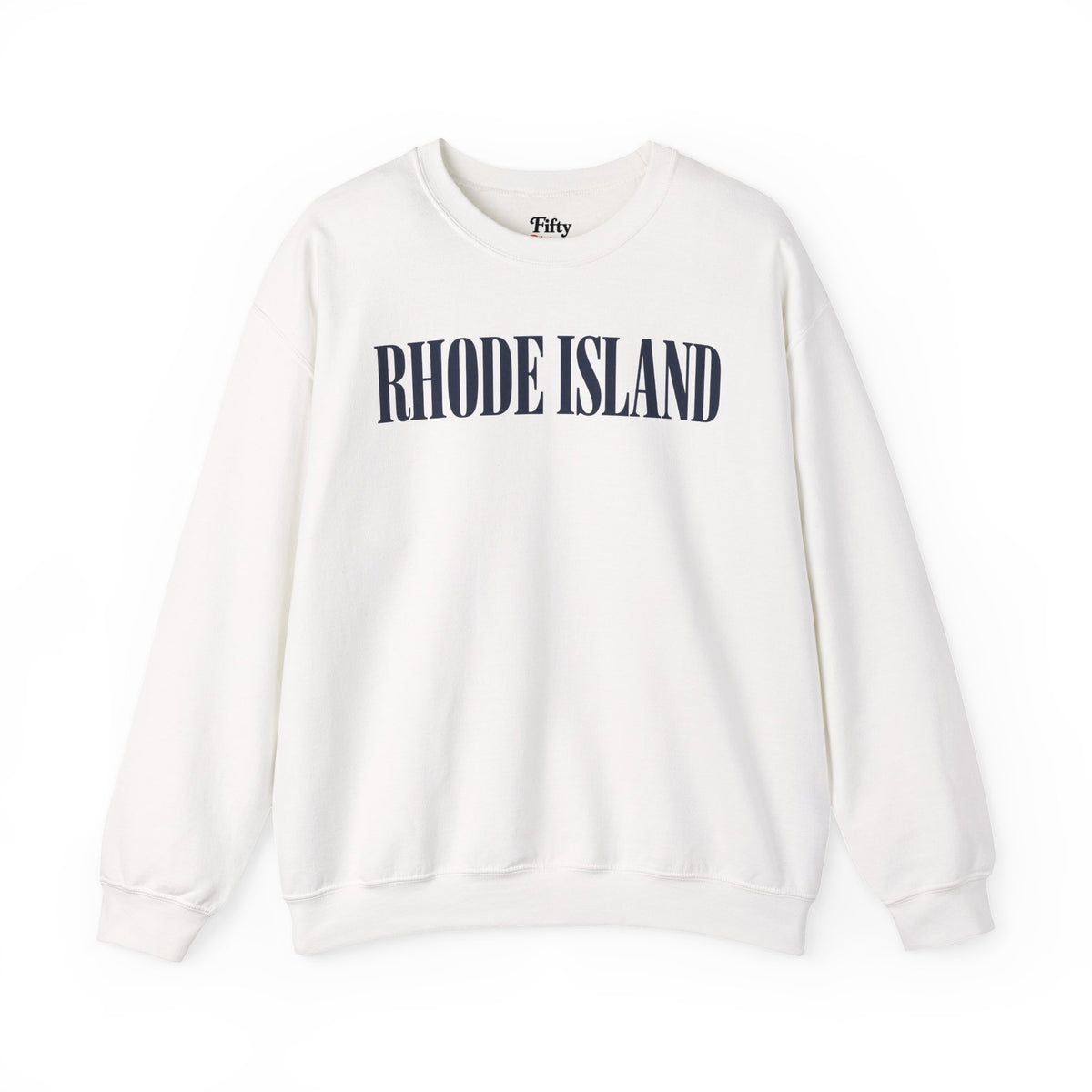 Rhode Island Unisex Crewneck Sweatshirt State Name Graphic